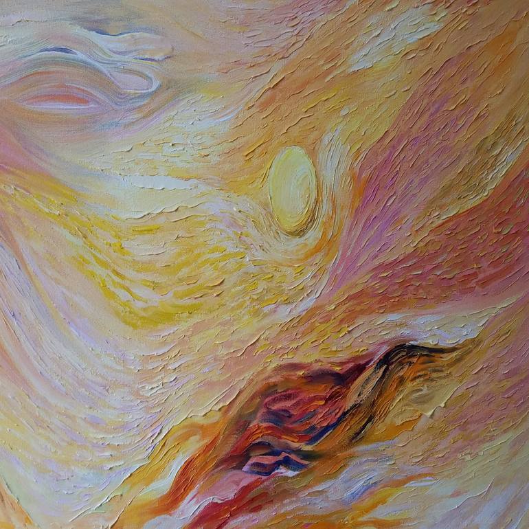 Original Abstract Painting by Paul Akiiki
