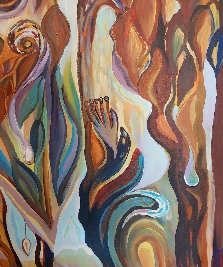 Original Abstract Painting by Paul Akiiki