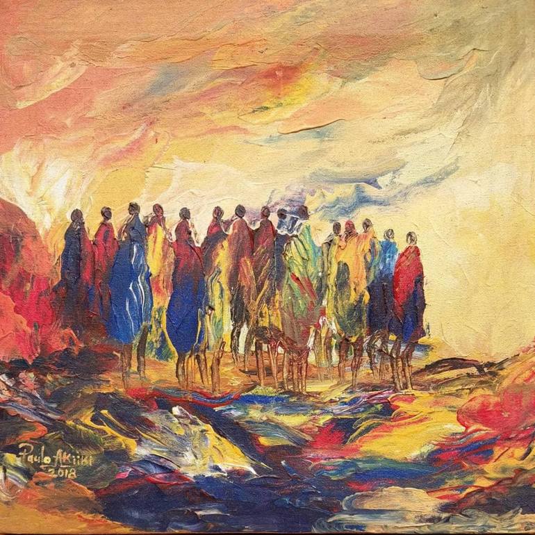 we-belong-together-painting-by-paul-akiiki-saatchi-art