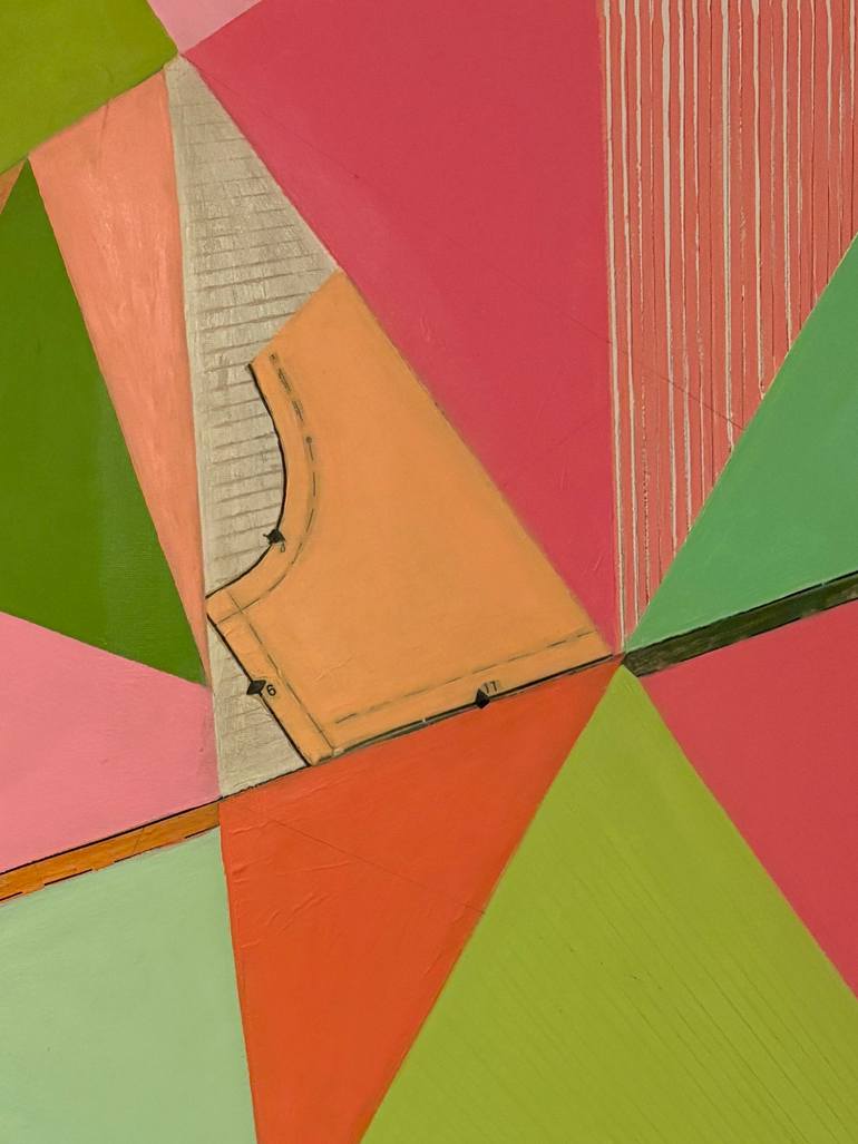 Original Modernism Abstract Painting by Rae Melody