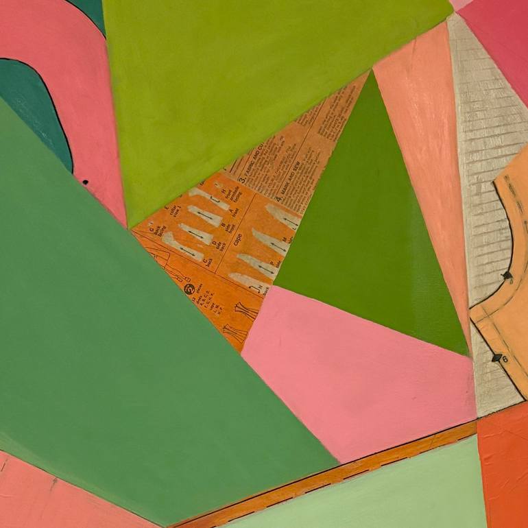 Original Modernism Abstract Painting by Rae Melody