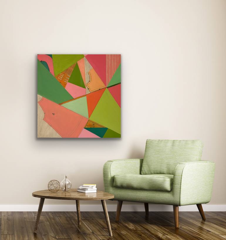 Original Modernism Abstract Painting by Rae Melody