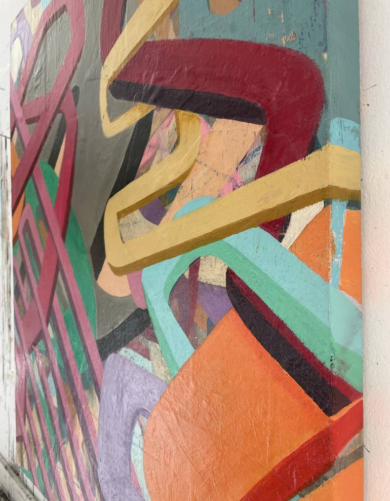 Original Modernism Abstract Painting by Rae Melody