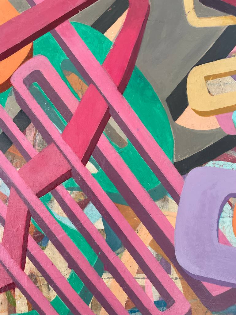 Original Modernism Abstract Painting by Rae Melody