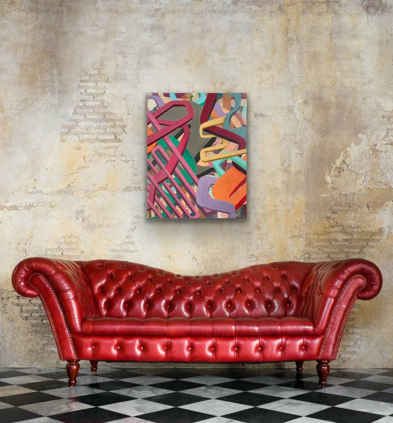 Original Modernism Abstract Painting by Rae Melody