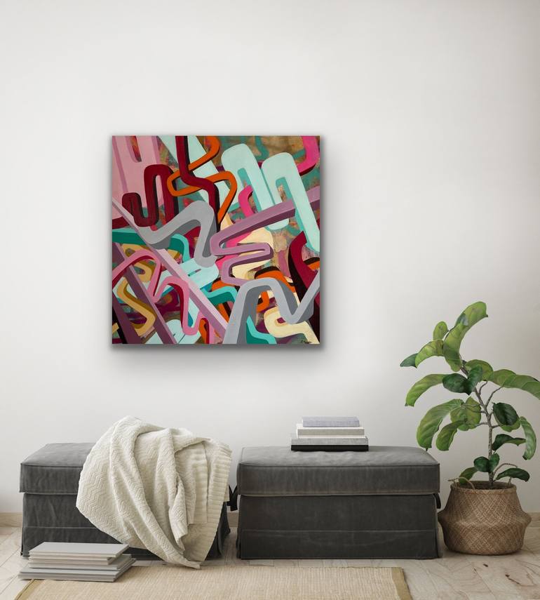 Original Modern Abstract Painting by Rae Melody
