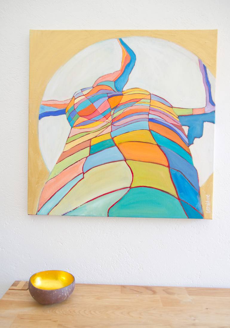 Original Figurative Landscape Painting by Géraldine Bard Weinstoerffer