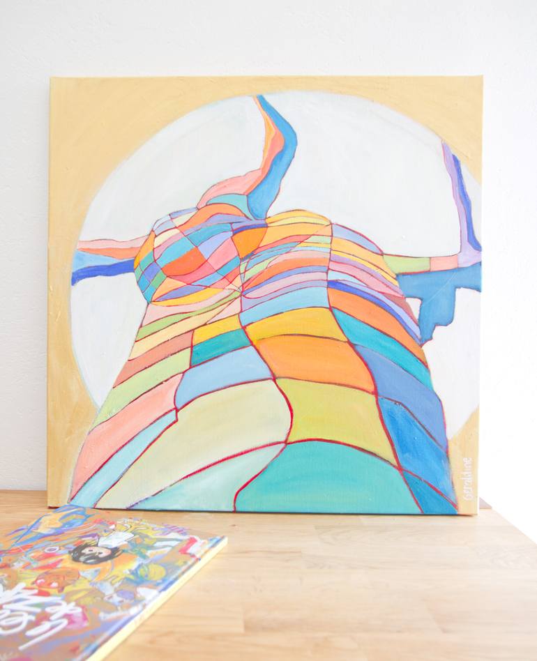 Original Figurative Landscape Painting by Géraldine Bard Weinstoerffer