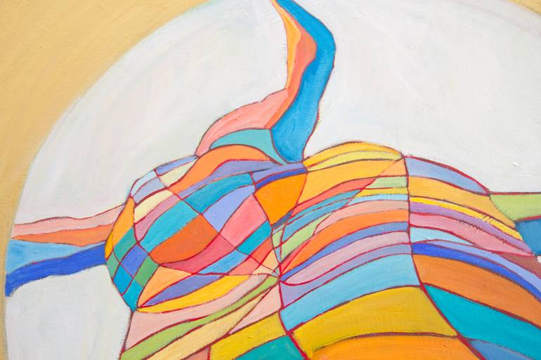 Original Figurative Landscape Painting by Géraldine Bard Weinstoerffer
