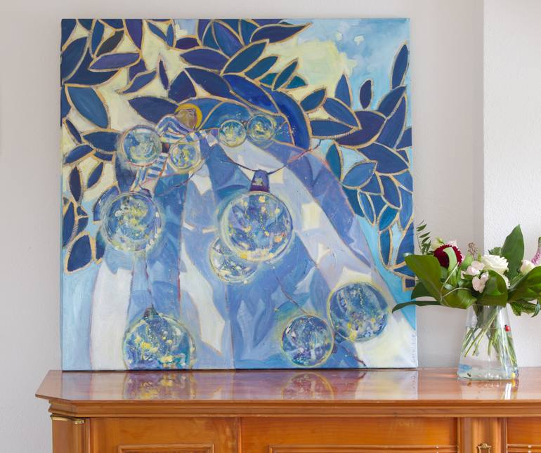 Original Figurative Landscape Painting by Géraldine Bard Weinstoerffer