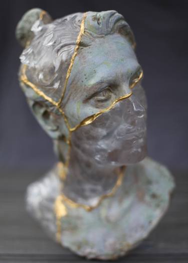 Original Portrait Sculpture by Billie Bond sculpture