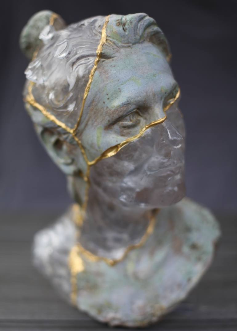 Original Figurative Portrait Sculpture by Billie Bond sculpture