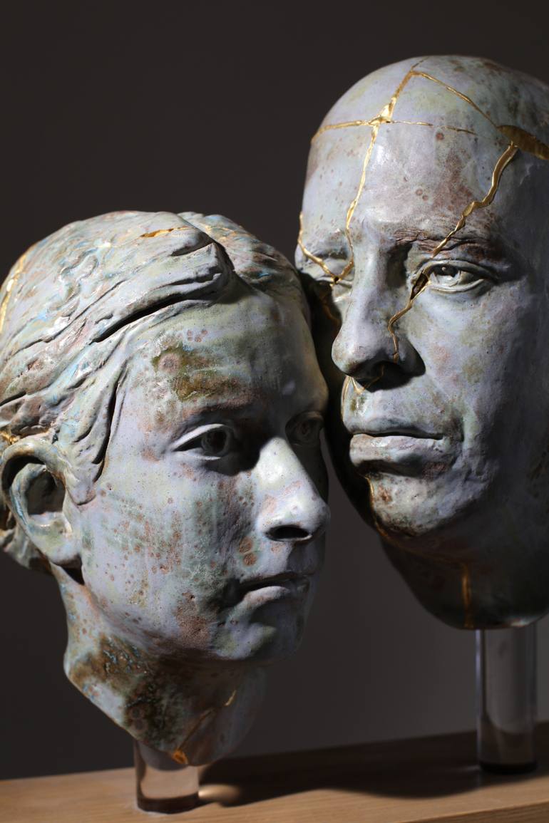 Original Figurative Portrait Sculpture by Billie Bond sculpture