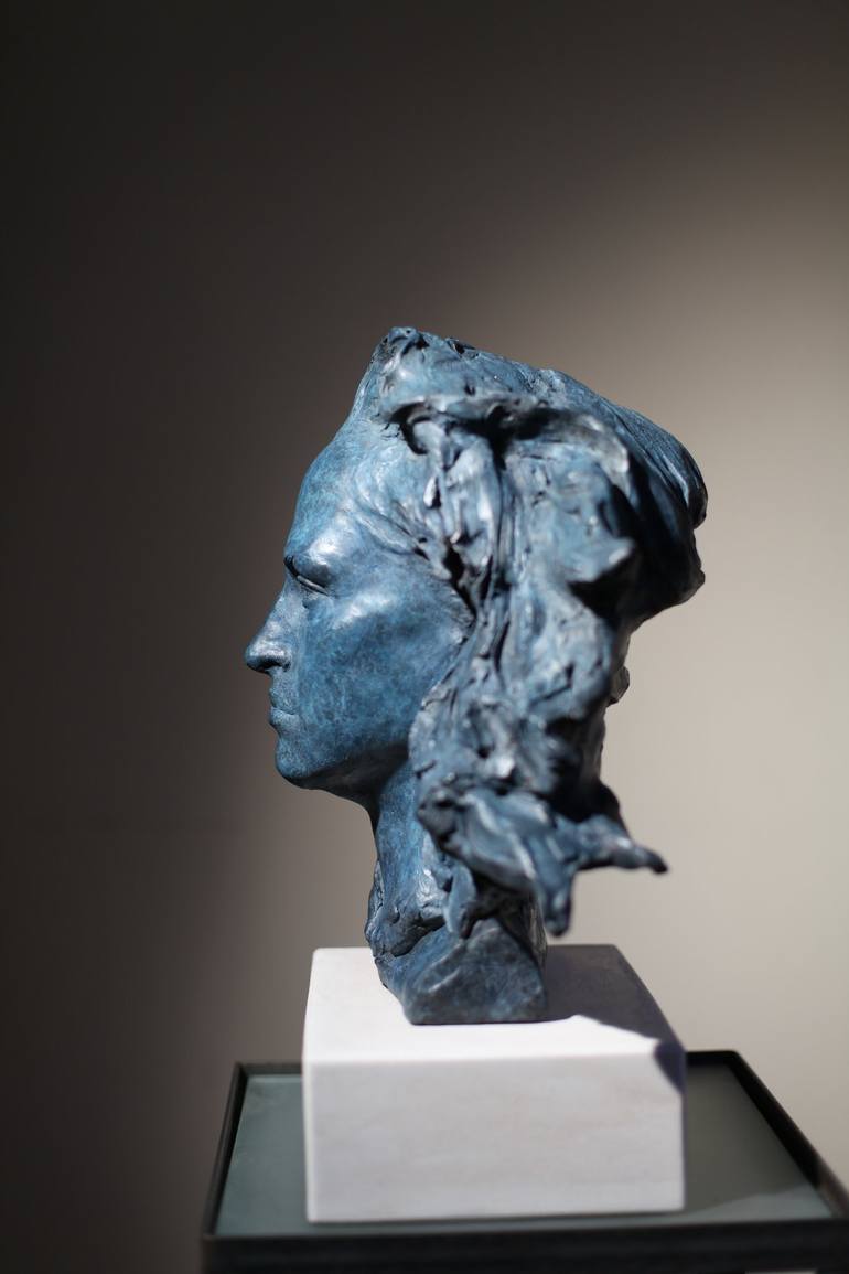 Original Portrait Sculpture by Billie Bond sculpture