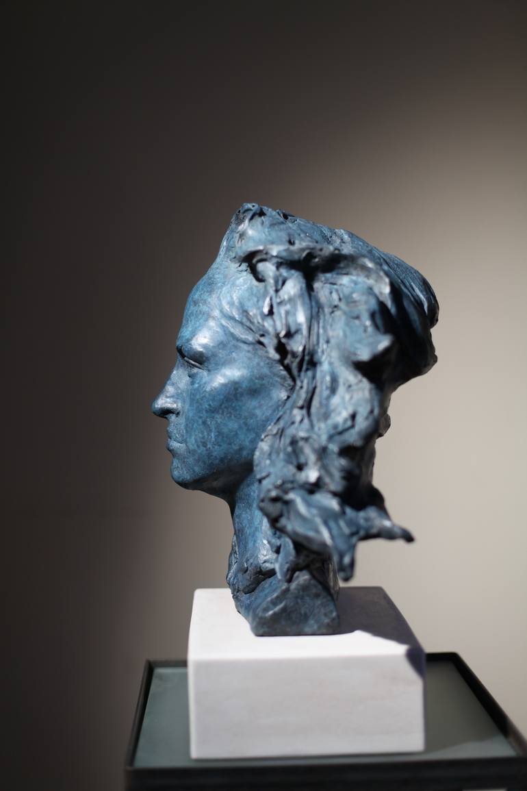 Original Figurative People Sculpture by Billie Bond Sculpture