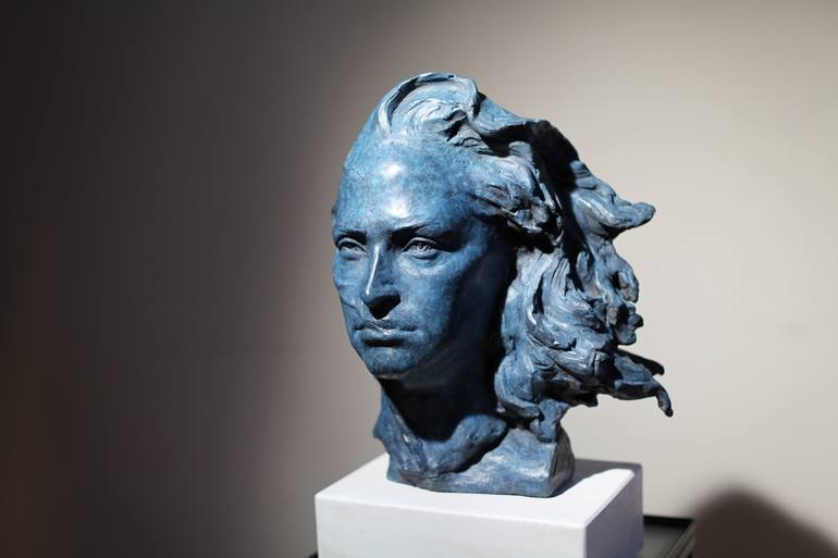 Original Figurative People Sculpture by Billie Bond Sculpture