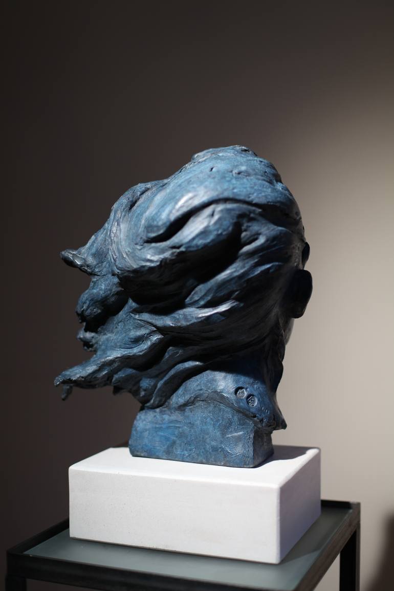 Original Figurative People Sculpture by Billie Bond Sculpture