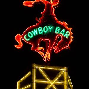 Cowboy Bar — Wyoming Fine Art Print