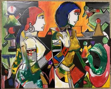 Original Conceptual Abstract Paintings by Silky Gogna
