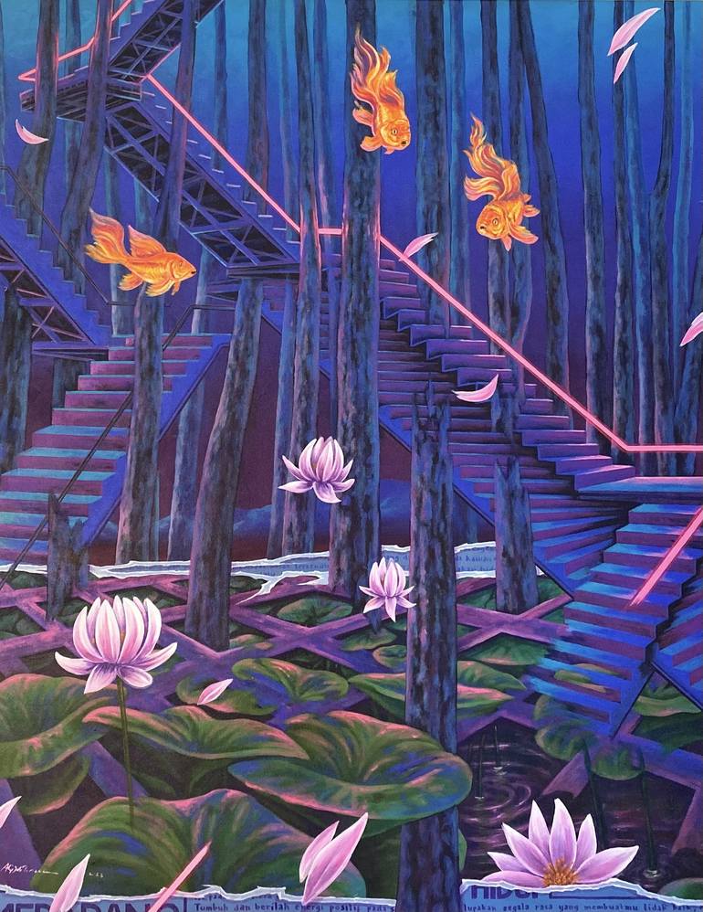 Print of Realism Fantasy Paintings by Alif Edi Irmawan