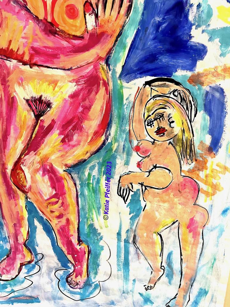 Original Nude Painting by Katie Pfeiffer