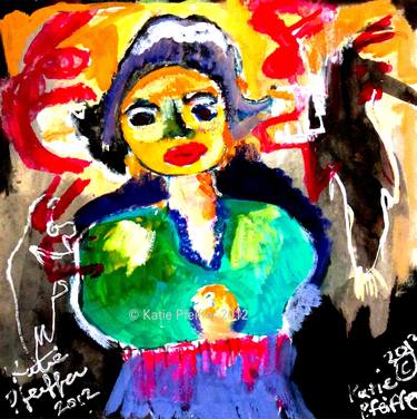 Original Expressionism People Paintings by Katie Pfeiffer