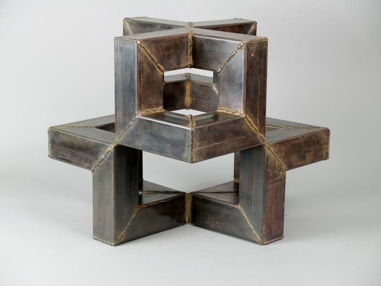 Original Modernism Geometric Sculpture by Carmen Lop