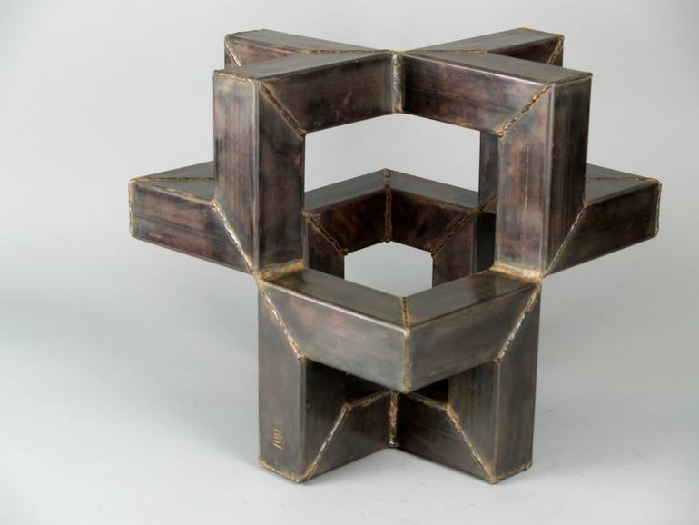 Original Modernism Geometric Sculpture by Carmen Lop