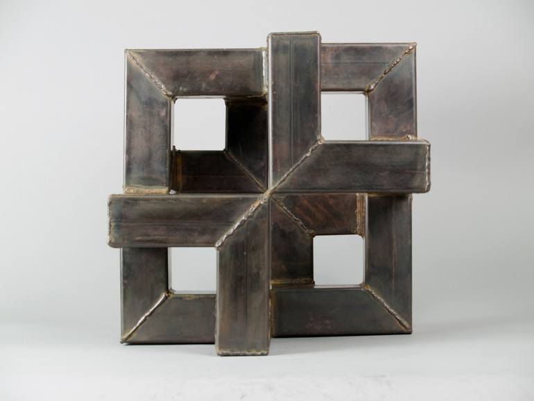 Original Modernism Geometric Sculpture by Carmen Lop