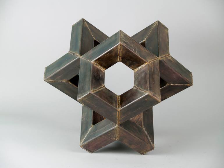 Original Modernism Geometric Sculpture by Carmen Lop