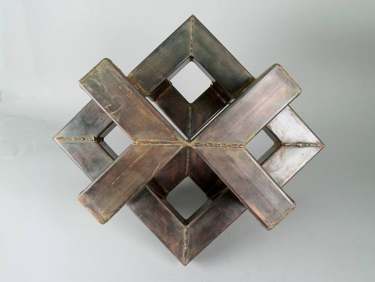 Original Modernism Geometric Sculpture by Carmen Lop