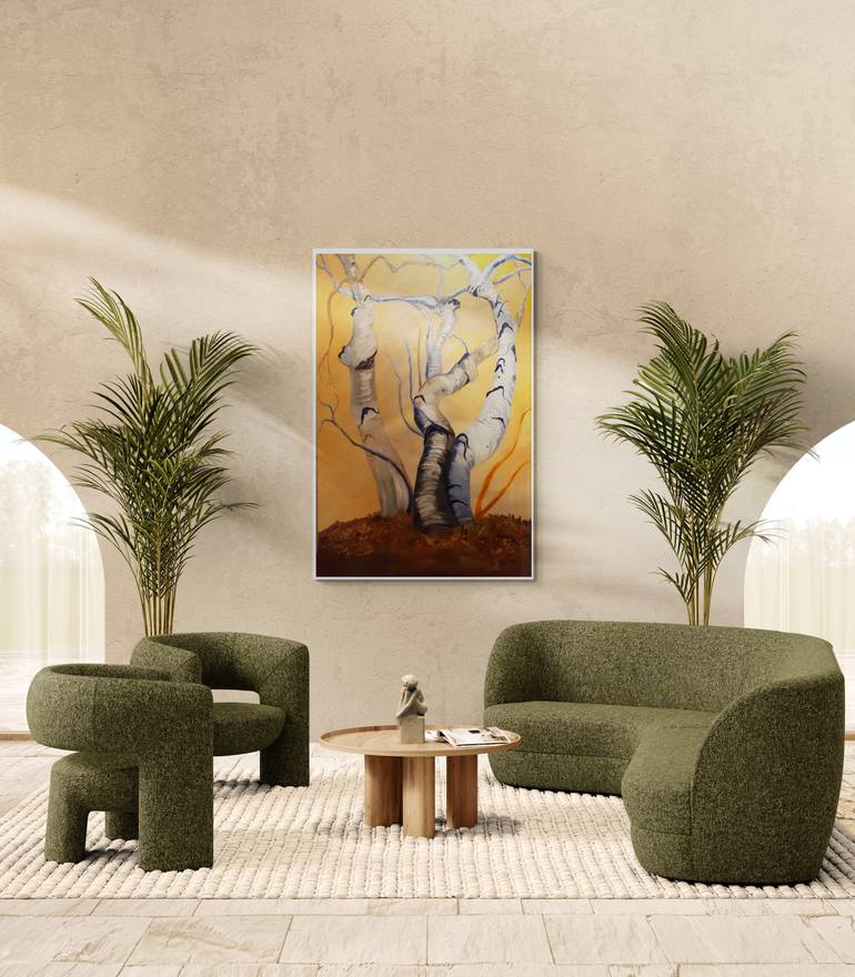 Original Figurative Landscape Painting by Harriet Zabusky-Zand
