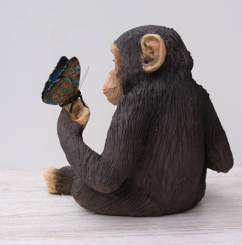 Original Figurative Animal Sculpture by Chloe Farrant