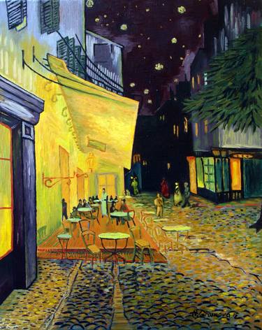 Van Gogh. Cafe Terrace at Night thumb