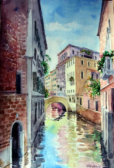 Print of Figurative Cities Paintings by Natallia Gromova