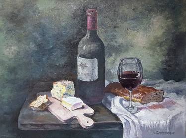Print of Figurative Food & Drink Paintings by Natallia Gromova