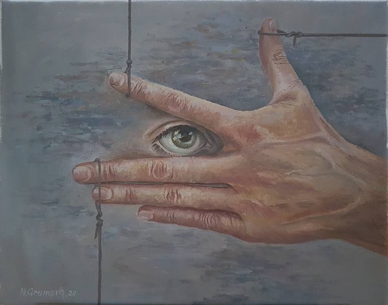 Original Expressionism Fantasy Painting by Natallia Gromova