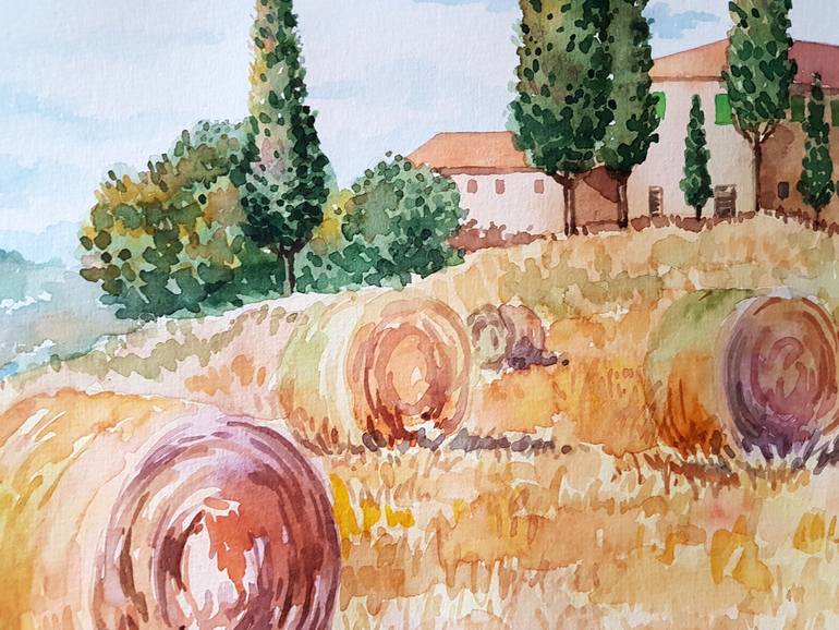 Original Figurative Landscape Painting by Natallia Gromova