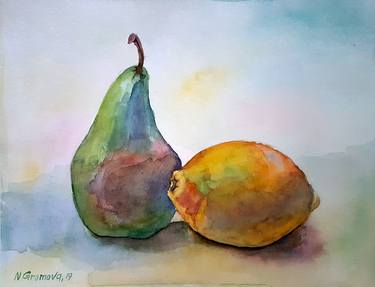 Pear and lemon thumb