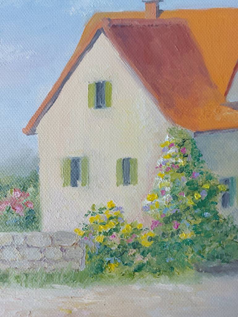 Original Garden Painting by Natallia Gromova