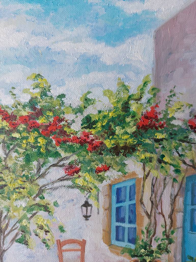 Original Garden Painting by Natallia Gromova