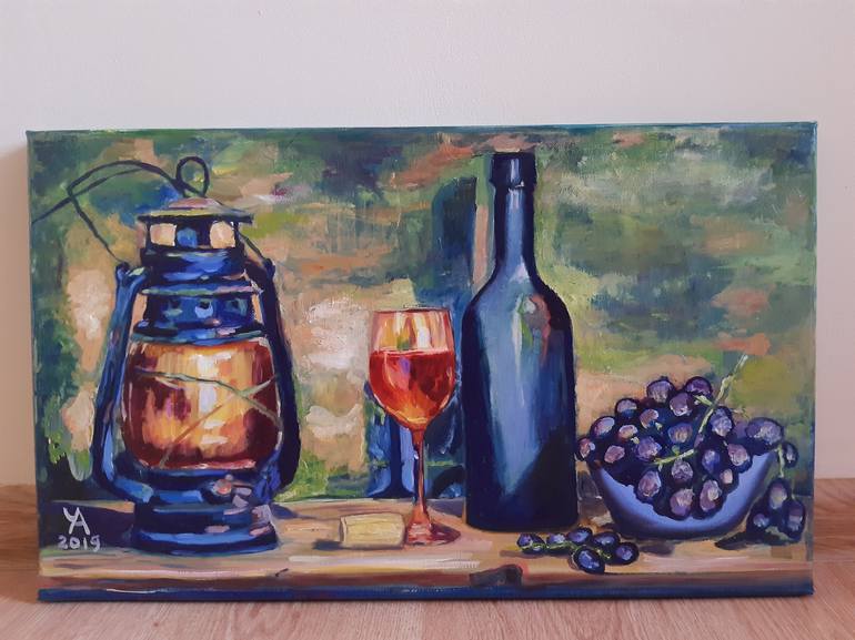 Original Conceptual Food & Drink Painting by Liliya Chupakhina