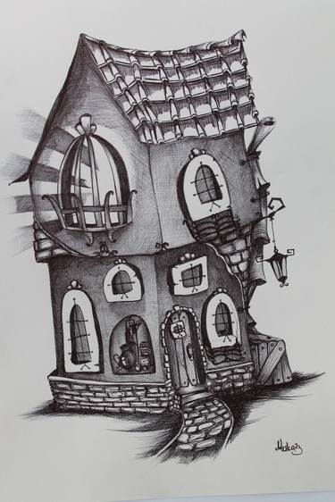 Print of Dada Architecture Drawings by Nastka Bydan