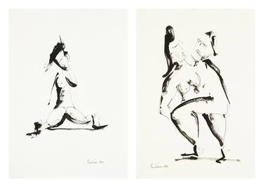 Original Expressionism Erotic Drawing by Claudio Ferreira