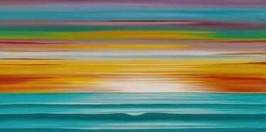 Original Contemporary Beach Paintings by Jerry Clovis