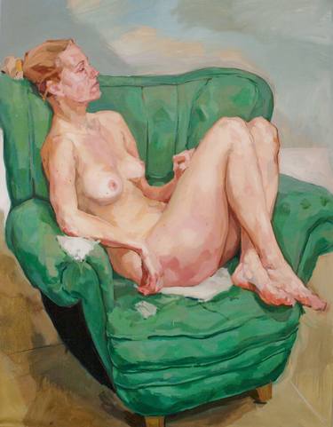 woman in the green armchair thumb