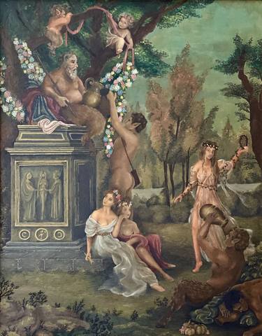 Print of Fine Art Classical mythology Paintings by Edoardo Erfini