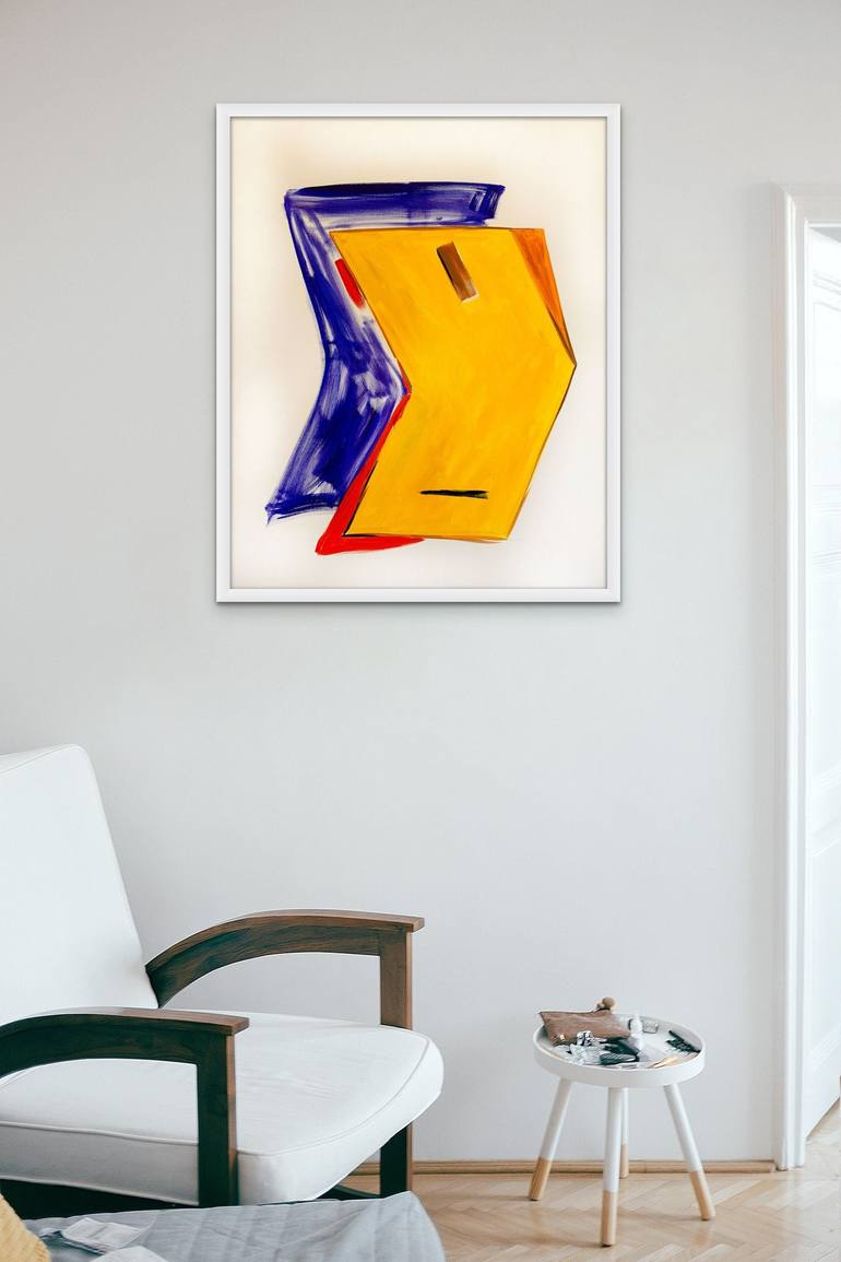 Original Abstract People Painting by Katya Kononenko