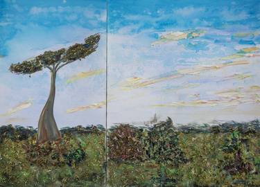 Print of Abstract Tree Paintings by Katya Kononenko