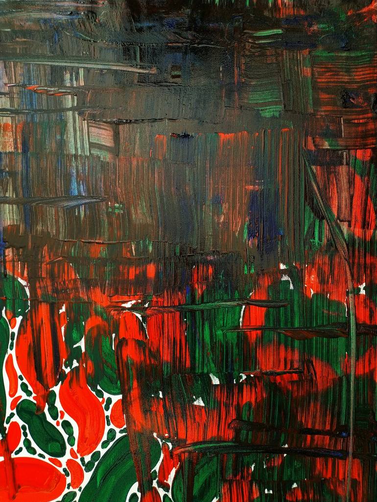 Original Abstract Expressionism Abstract Painting by Katya Kononenko